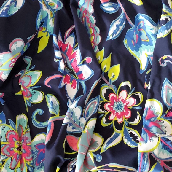 Anne Cole Twist Front One Piece Swimsuit Sz 8 - Picture 5 of 7